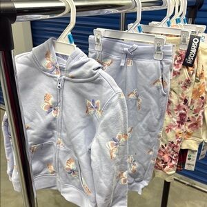 OshKosh B'gosh Kids Butterfly Matching Set - Light Blue